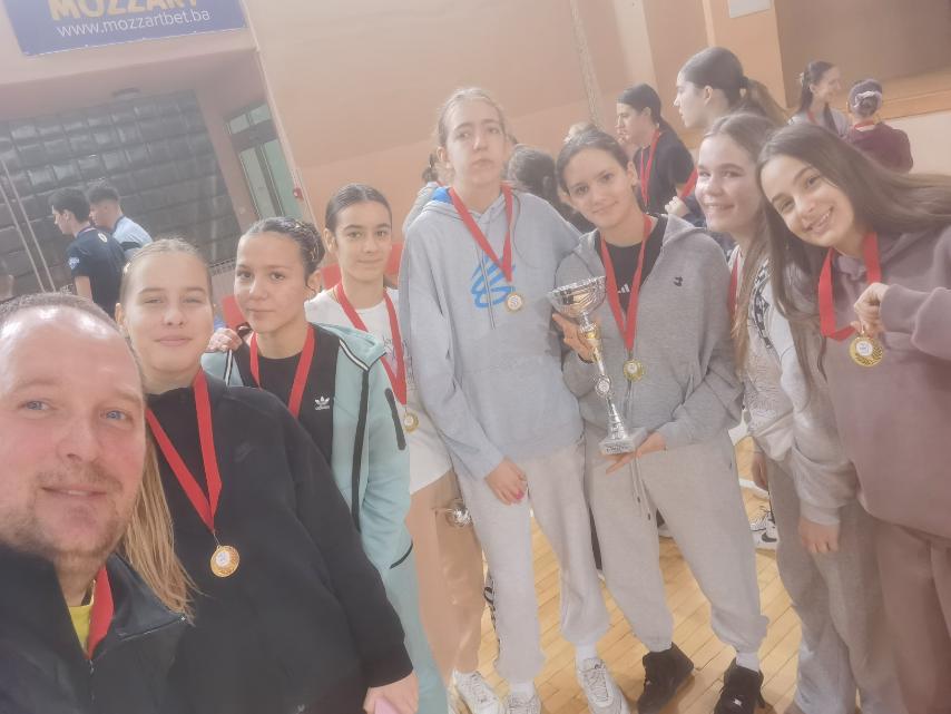 Кошаркашице освојиле 1. мјесто на општинском такмичењу