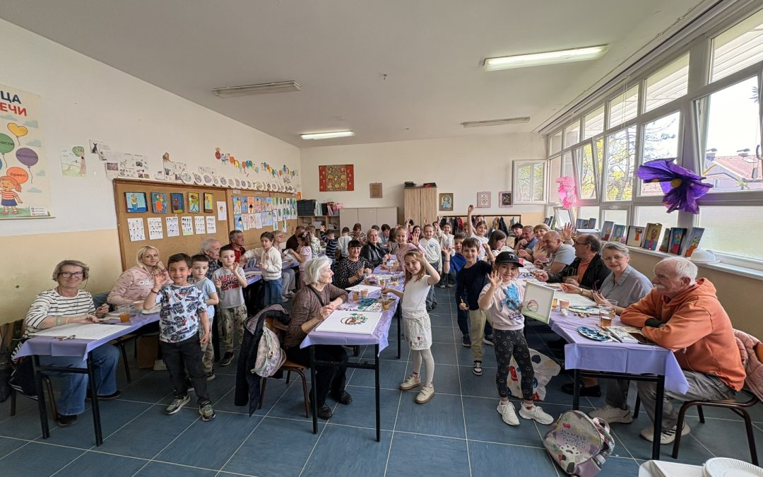 Васкршња радионица првог разреда за баке и деке