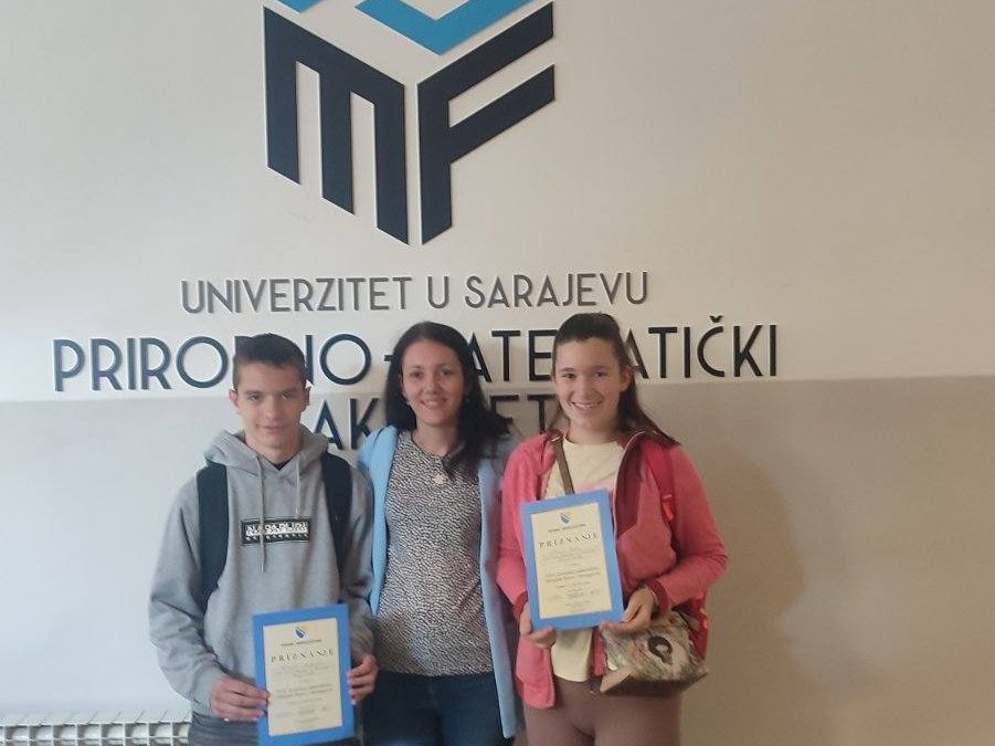 Наши млади математичари међу најбољима у држави